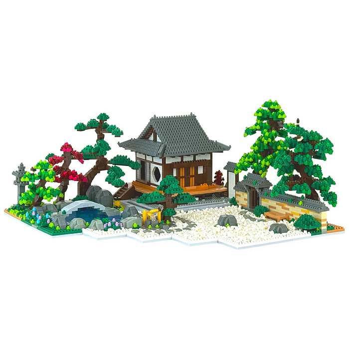 Kawada NB-064 Nanoblock Jardin Japonais Édition Deluxe 4972825236277