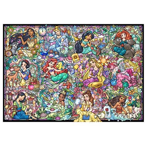 テンヨー DS-1000-776 ディズニープリンセス　コレクション　ステンドグラス 4905823857762
