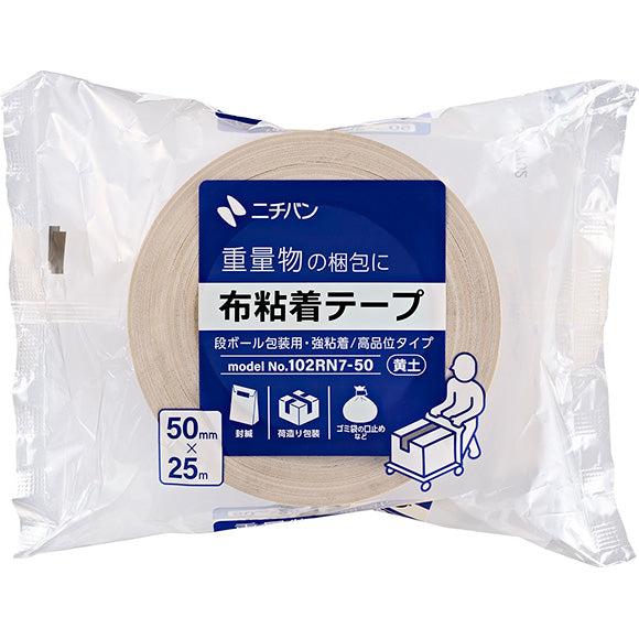 ニチバン 布粘着テープ５０ＭＭクロ 102RN6-50 4987167102593