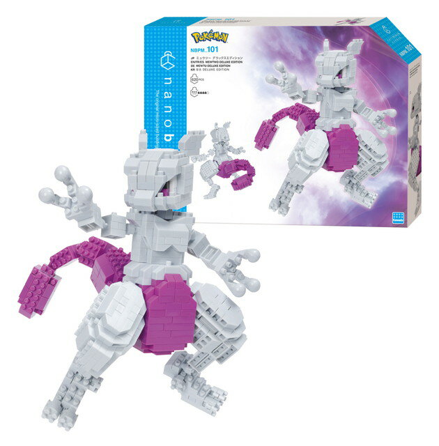 カワダ NBPM_101 ナノブロック ポケットモンスター ミュウツー デラックスエディション 4972825226520