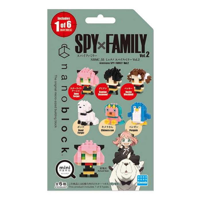 카와다 NBMC_55 나노블록 미니 나노 SPY×FAMILY vol.2 4972825225950