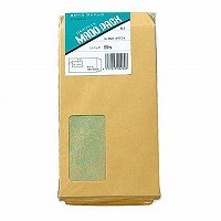 高春堂 ピース封筒 マドパック マドパック長3クラフト 70g/ 長3 茶 クラフト紙 260（10セット）