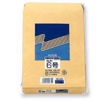 高春堂 ピース 角6クラフト85g/ 100枚パック 635（10セット）