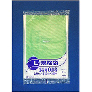 リュウグウ ポリ袋 No.14 PE-0314 リュウグウ PE-0314（10セット）