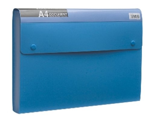 キングジム ドキュメントファイル エコノミータイプ 2274 青（10セット）