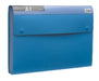 キングジム ドキュメントファイル エコノミータイプ 2274 青（10セット）