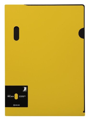 キングジム カラーホルダ-（D-PRO）黄 A4S 770キイ（10セット）