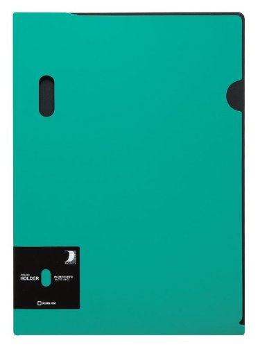 キングジム カラーホルダ-（D-PRO）緑 A4S 770ミト（10セット）