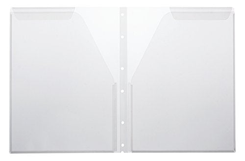 キングジム ハ-ドクリアーファイル用ポケット（6穴） A4S 6130（10セット）