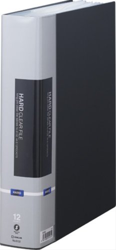 キングジム ハードクリアーファイル A4S 6132 黒（10セット）