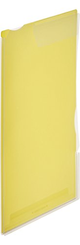 キングジム スーパーハードホルダー透明（マチ付） A4 758T 黄（10セット）