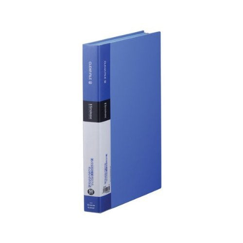 キングジム シンプリーズクリアーファイル60P A4S 青 136-3SPアオ（10セット）