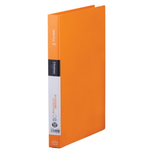 キングジムリングファイル シンプリーズ オレンジ A4 641SPオレ（10セット）