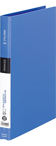 キングジム リングファイル シンプリーズ 青 A4 641SPアオ（10セット）