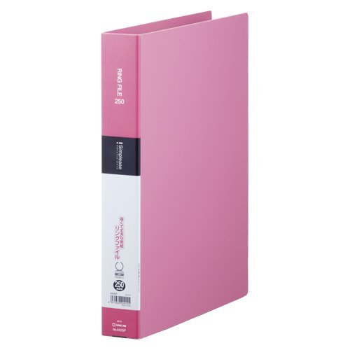 キングジム リングファイル シンプリーズ ピンク A4 642SPヒン（10セット）
