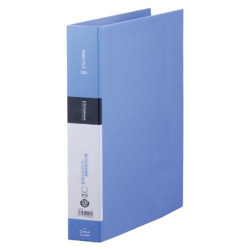 キングジム リングファイル シンプリーズ 青 A4 643SPアオ（10セット）