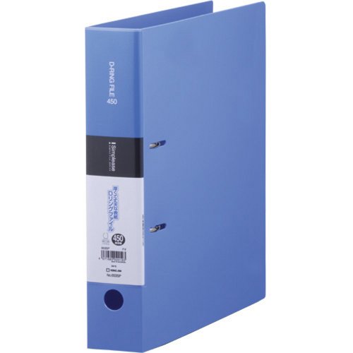 キングジム Dリングファイル シンプリーズ 653SP A4S 青（10セット）