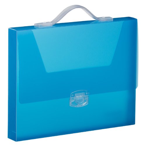 キングジム キャリングケース シンプリーズ グリップタイプ A4 40mm 294TSP 青（10セット）