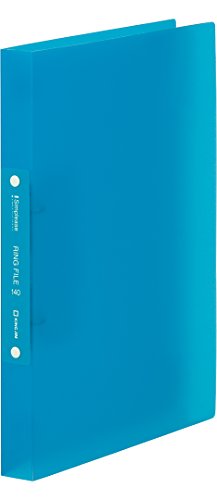 キングジム リングファイル シンプリーズ（透明） 青 A4 641TSPアオ（10セット）