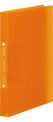 キングジム リングファイル（透明） シンプリーズ オレンジ A4 641TSPオレ（10セット）