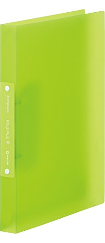 キングジム リングファイル シンプリーズ（透明） 黄緑 A4 641TSPキミ（10セット）