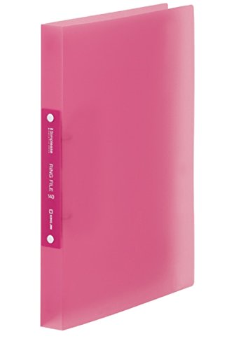キングジム リングファイル シンプリーズ（透明） ピンク A4 641TSPヒン（10セット）