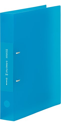 キングジム Dリングファイル（透明） シンプリーズ 青 A4 652TSPアオ（10セット）