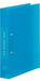 キングジム Dリングファイル（透明） シンプリーズ 青 A4 652TSPアオ（10セット）