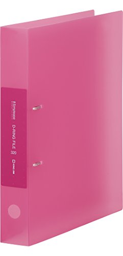 キングジム Dリングファイル シンプリーズ （透明） ピンク A4S 652TSPヒン（10セット）