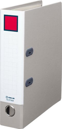 キングジム レバーリングファイルGX Dタイプ A4Sグレー 3775GXクレ（10セット）