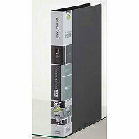 キングジム 名刺ホルダー ショットドックス 差替式 A4 36SDW 黒（10セット）