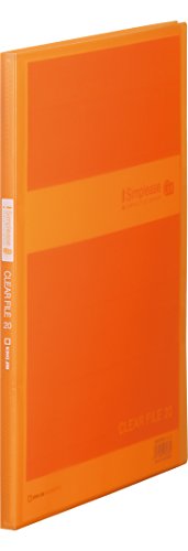 キングジム クリアーファイルシンプリーズ（透明）GX20P オレ A4S 186TSPGXオレ（10セット）