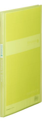 キングジム クリアーファイルシンプリーズ（透明）GX20P 黄緑 A4S 186TSPGXキミ（10セット）