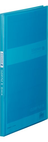 キングジム クリアーファイルシンプリーズ（透明）GX20P 青 A4S 186TSPGXアオ（10セット）