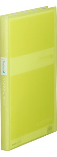 キングジム クリアーファイル シンプリーズ（透明）GX 40P A4 186TSPWGX 黄緑（10セット）