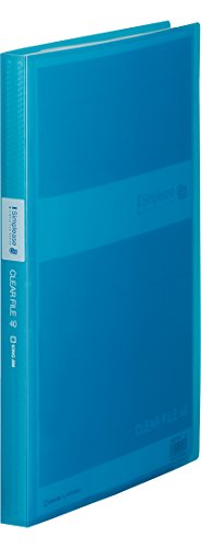 キングジム クリアーファイル シンプリーズ（透明）GX40P 青 A4 186TSPWGXアオ（10セット）