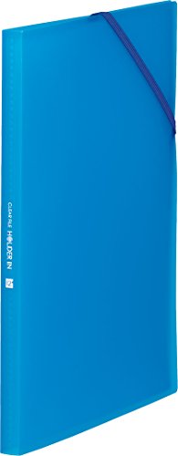 キングジム クリアーファイル ホルダーイン12P 青 6171-3Tアオ（10セット）