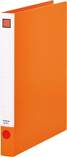 キングジム レバーリングファイル A4 適正収納枚数200枚 6671オレンジ（10セット）