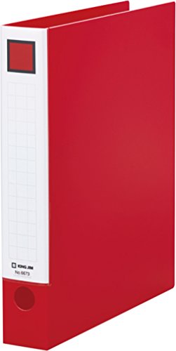 キングジム レバーリングファイル A4 適正収納枚数280枚 6673赤（10セット）