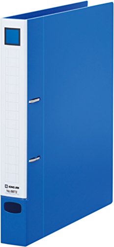 キングジム レバーリングファイル A4 適正収納枚数250枚 Dタイプ 6872青（10セット）