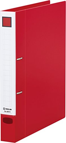 キングジム レバーリングファイル A4 適正収納枚数250枚 Dタイプ 6872赤（10セット）