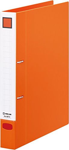 キングジム レバーリングファイル A4 適正収納枚数250枚 Dタイプ 6872オレンジ（10セット）