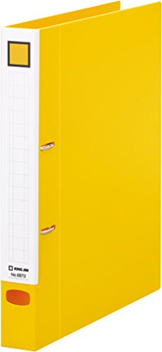キングジム レバーリングファイル A4 適正収納枚数250枚 Dタイプ 6872黄（10セット）