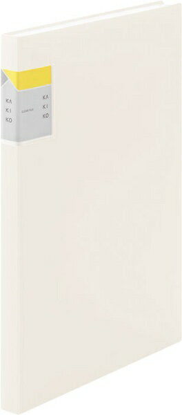 キングジム クリアファイル カキコ A4 縦 40P 白 8632Wシロ（10セット）