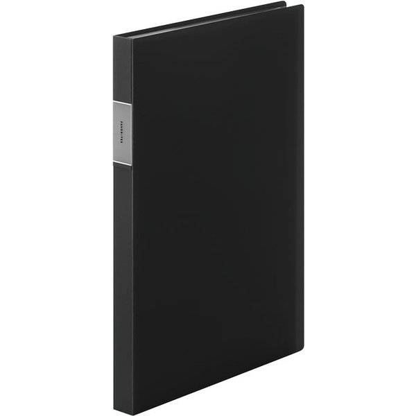 キングジム KING JIM FV166TWクロ [フェイバリッツ クリアーファイル(透明) A4 40ポケット 黒]（10セット）