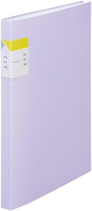 キングジム クリア－フアイルカキコ４０Ｐラベンダー 8632W-LA　4971660059553（10セット）