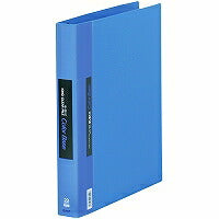 キングジム クリアーファイル カラーベース 差替式 A4S 139W 青（10セット）