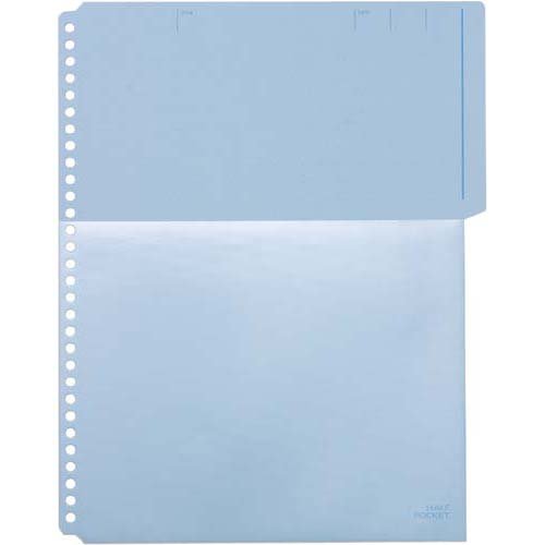 キングジム ハーフポケット A4S 30穴 103HP 青（10セット）