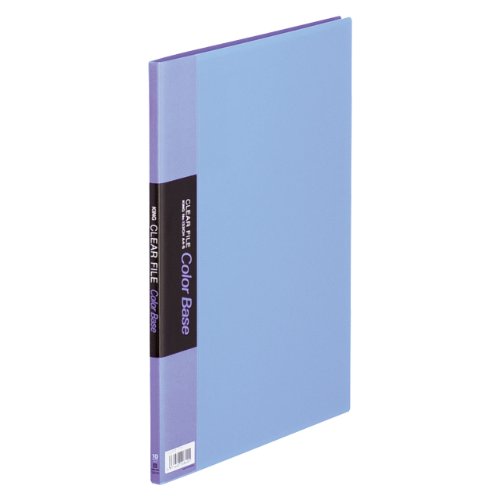 キングジム クリアーファイル カラーベース H A4S 132CH 青（10セット）