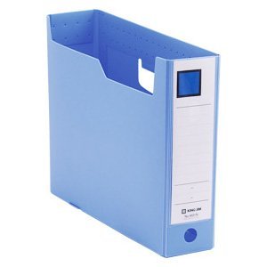キングジム ボックスファイル GボックスPP 75MM 青 A4E 4631Nアオ（10セット）